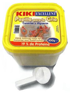 KIKI Papilla Cria Canarios/Jilgueros 500 gr.